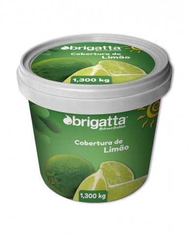 Cobertura Pote Limão 1,300kg Brigatta
