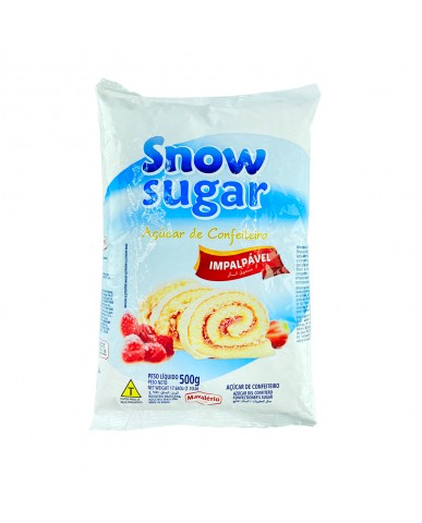 Açúcar Impalpável Snow Sugar 500Gr Mavalerio