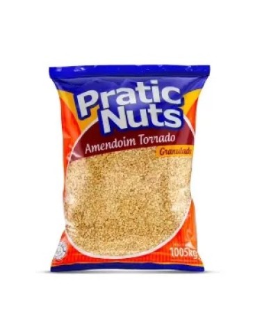 Amendoim Torrado Granulado 1.005Kg Pratic Nuts
